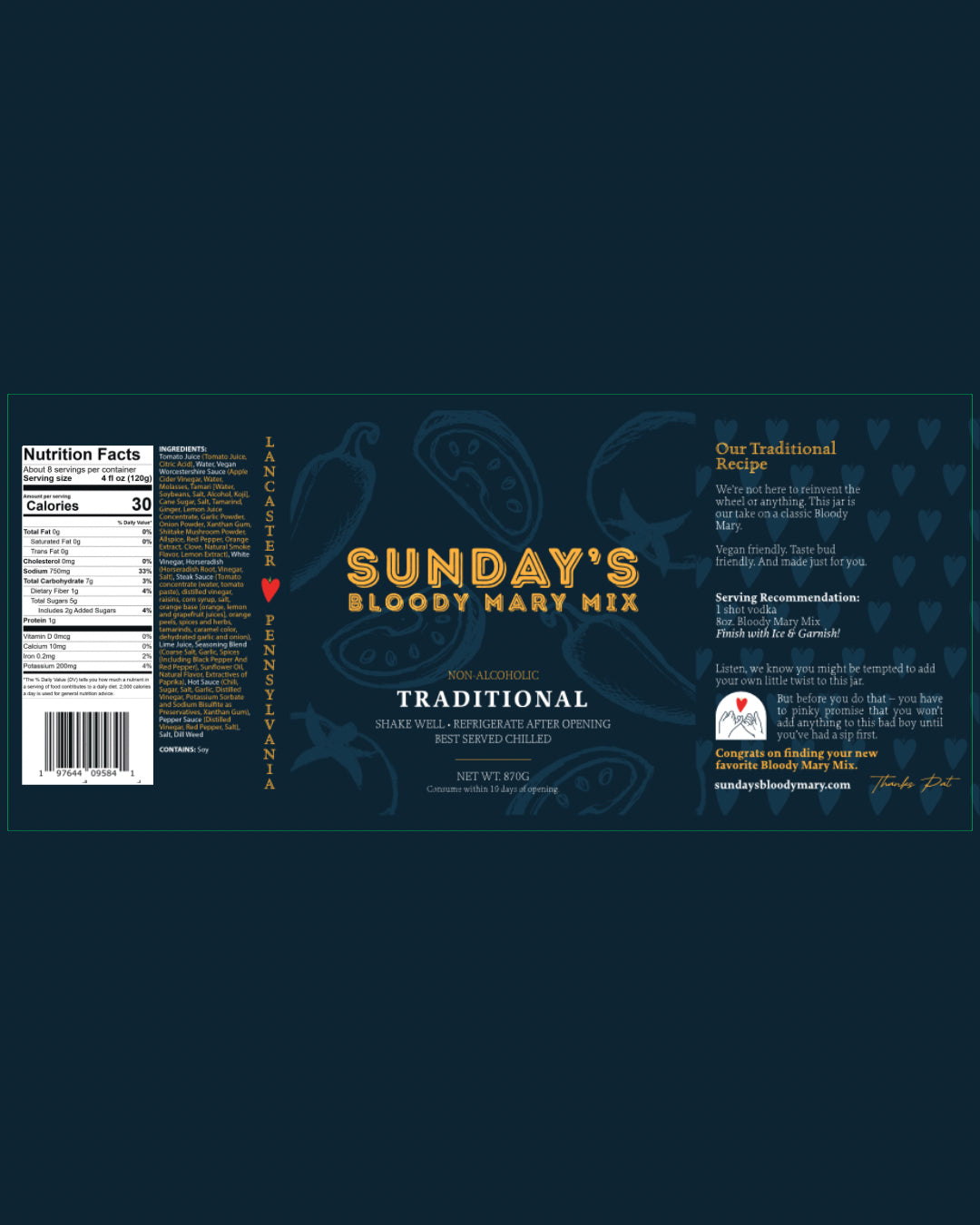 Traditional Bloody Mary Mix