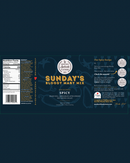 Spicy Bloody Mary Mix AWARD WINNING