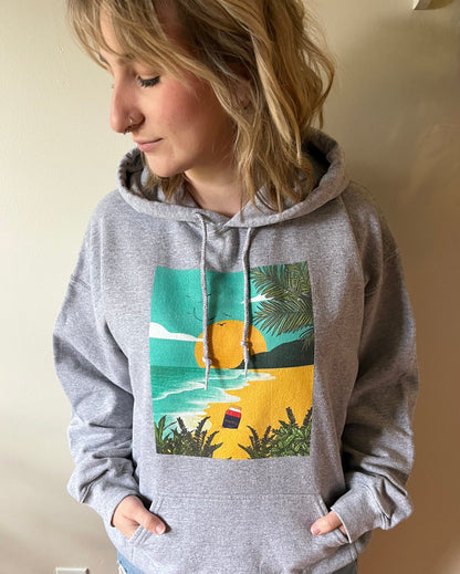 Sunday Morning At The Beach Hoodie